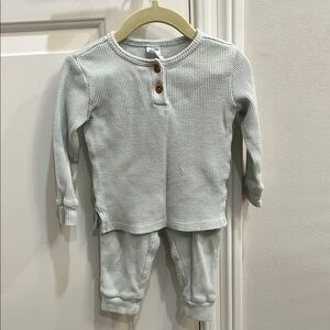 Ribbed mint color Set for baby. 
Nordstrom size 12M